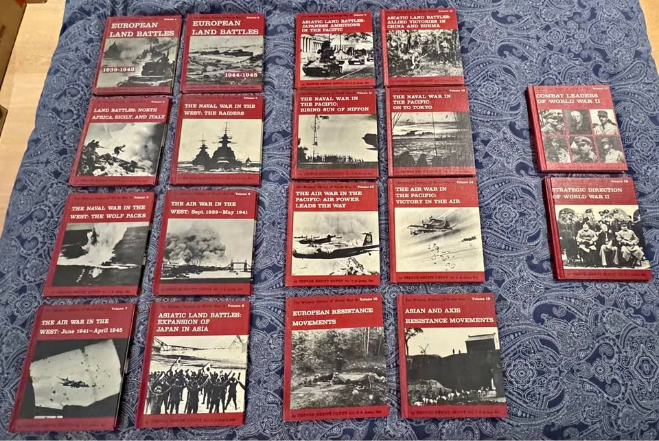 Complete 18-Volume Military History of World War II Set