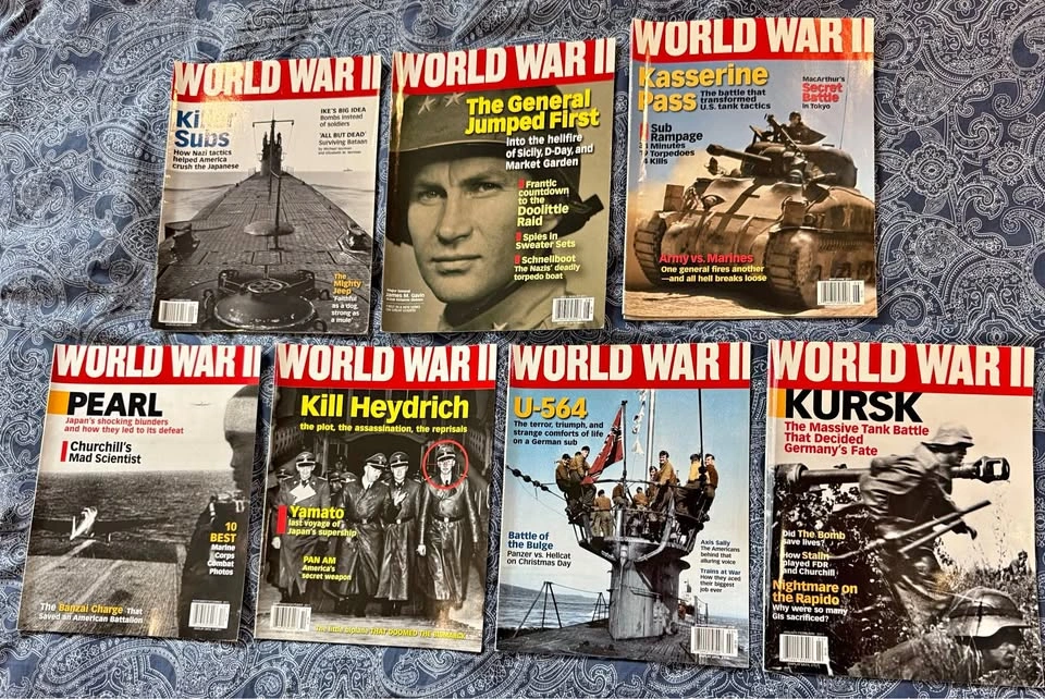 World War 2 Magazine Collection – 7 Military History Issues