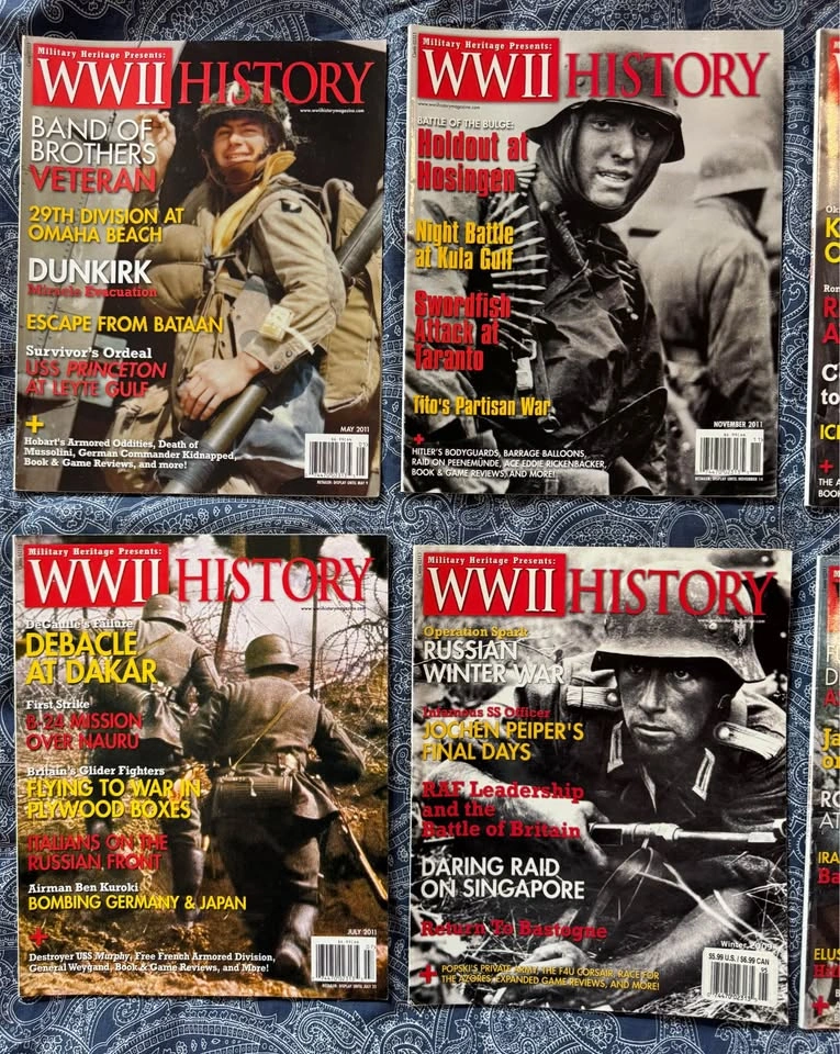 WWII History Magazine Collection – 6 Vintage Military Issues - photo 2