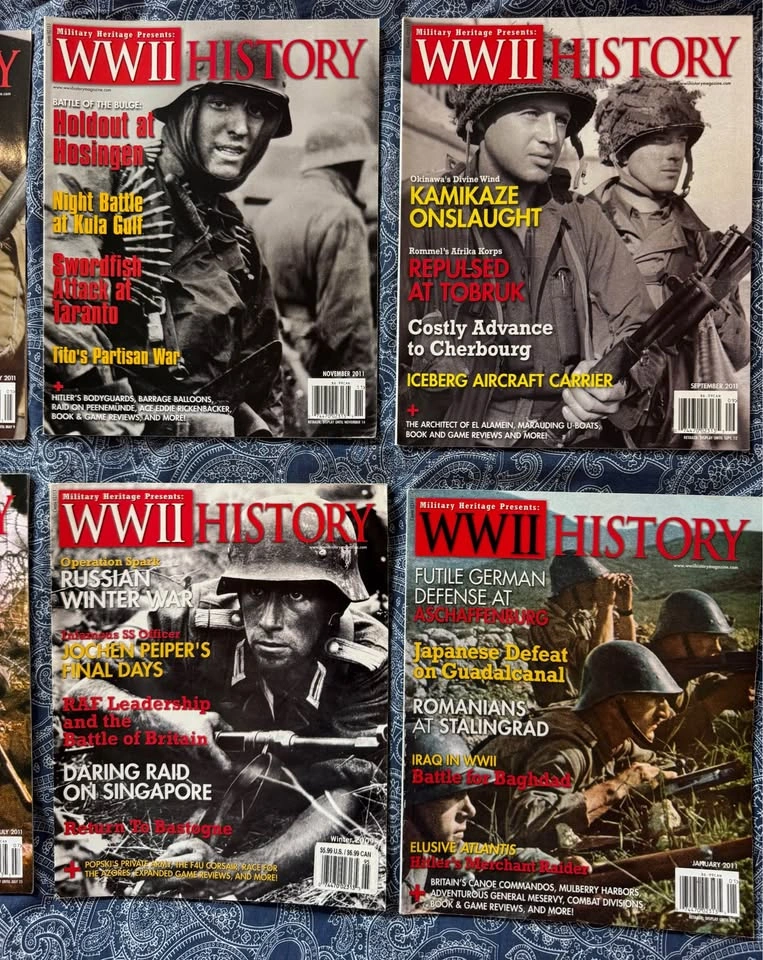 WWII History Magazine Collection – 6 Vintage Military Issues - photo 3