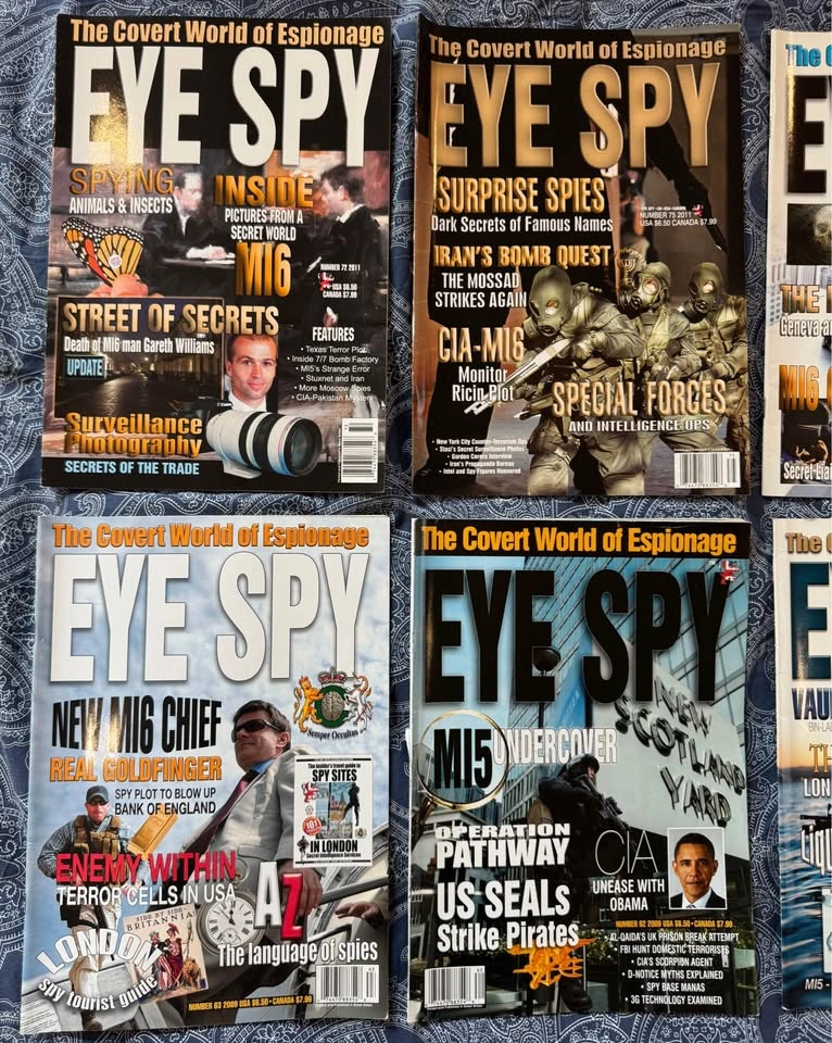 Eye Spy Intelligence Magazine Collection – 8 Vintage Issues - photo 2
