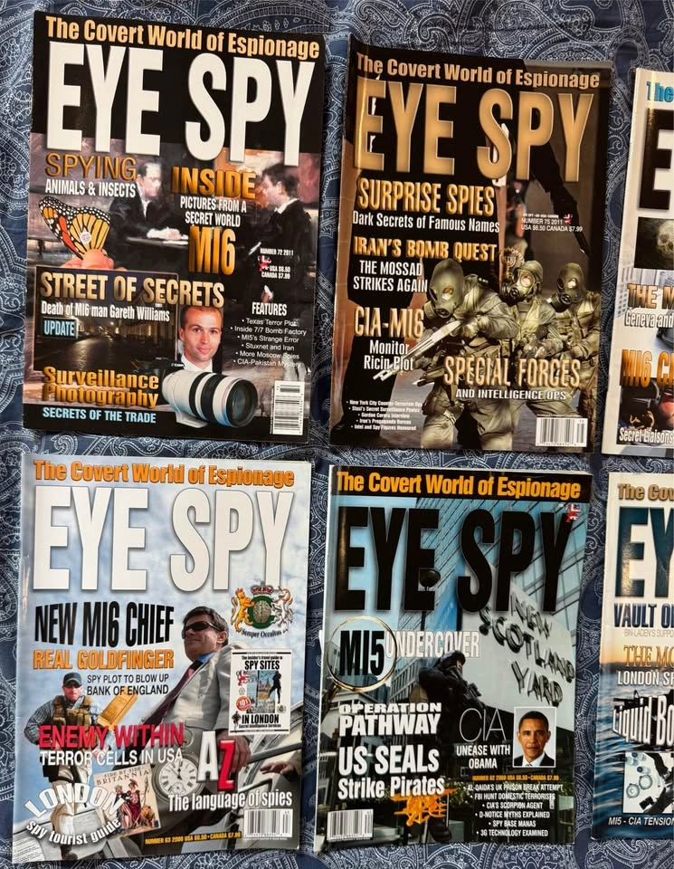 Eye Spy Intelligence Magazine Collection – 8 Vintage Issues - photo 3