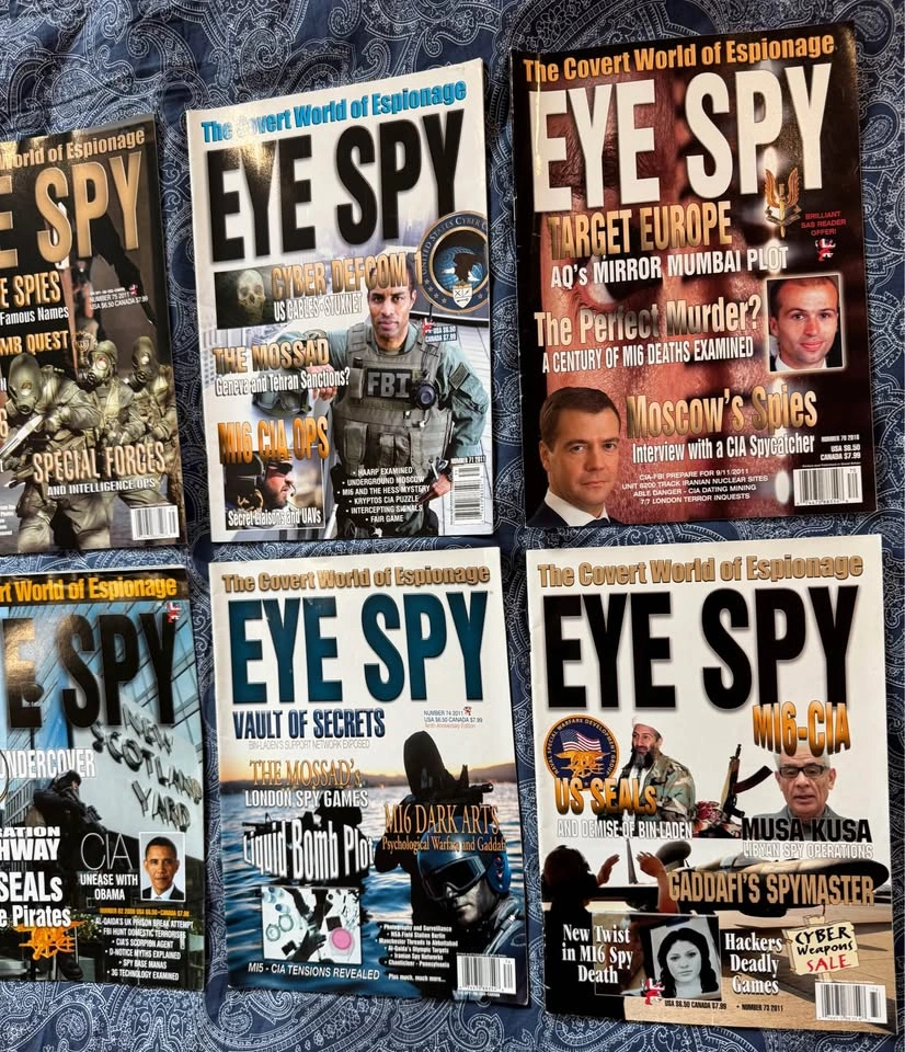 Eye Spy Intelligence Magazine Collection – 8 Vintage Issues - photo 4