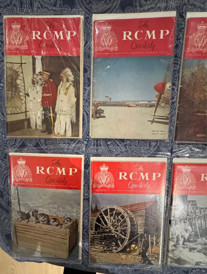 Vintage RCMP Quarterly Magazine Collection 1960s-1970s - photo 2