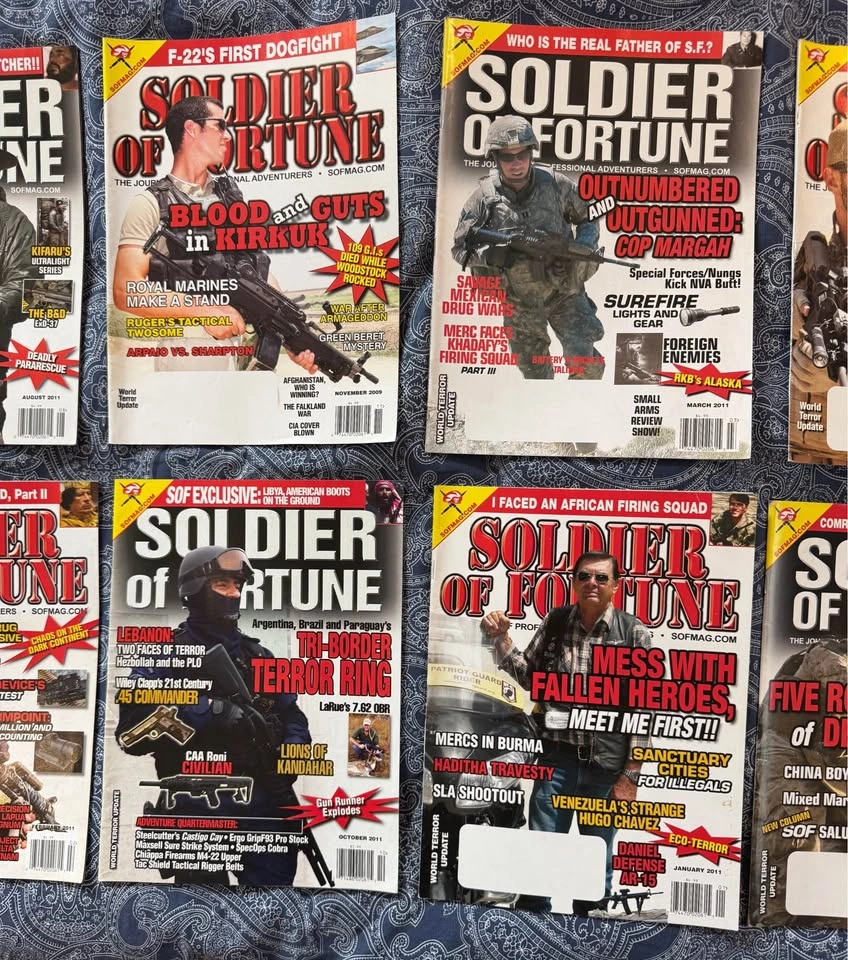 Soldier of Fortune Magazine Collection – 10 Issues - photo 3