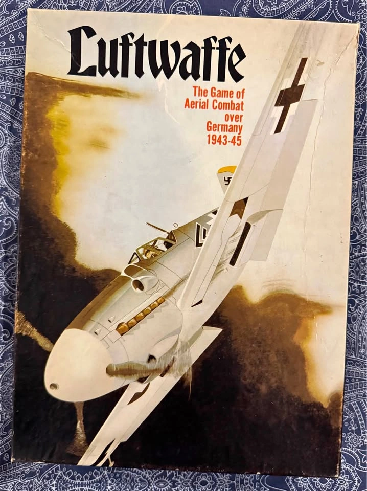 Vintage 1971 Avalon Hill Luftwaffe WWII Board Game