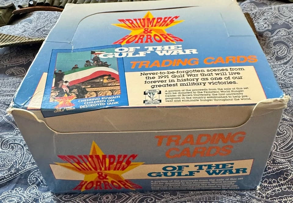 1991 Triumphs & Horrors Gulf War Trading Cards - 24 Sealed Sets
