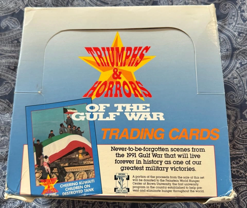 1991 Triumphs & Horrors Gulf War Trading Cards - 24 Sealed Sets - photo 2