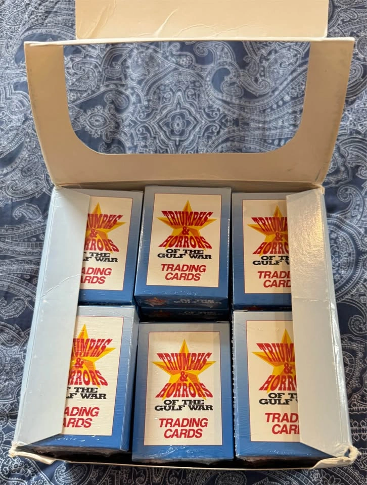 1991 Triumphs & Horrors Gulf War Trading Cards - 24 Sealed Sets - photo 4