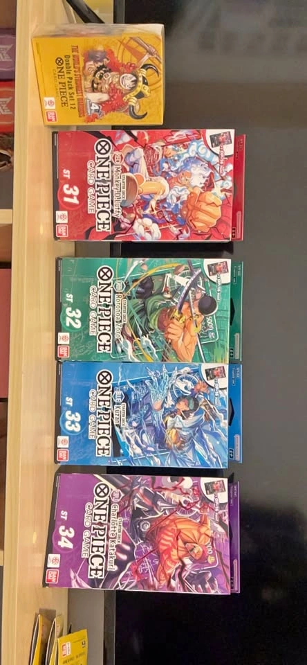 One Piece Card Game Starter Decks ST 31-34 & Double Pack 12