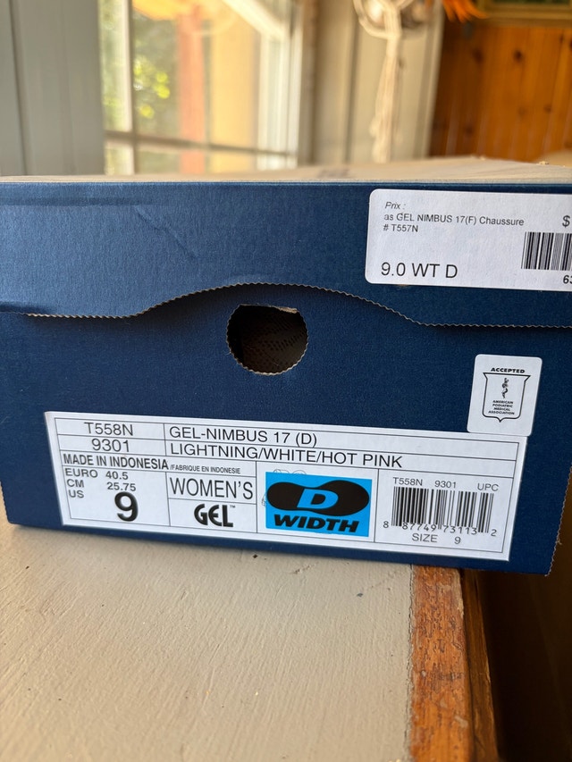 ASICS GEL-NIMBUS 17 WOMEN’S RUNNING SHOES – BRAND NEW - photo 2