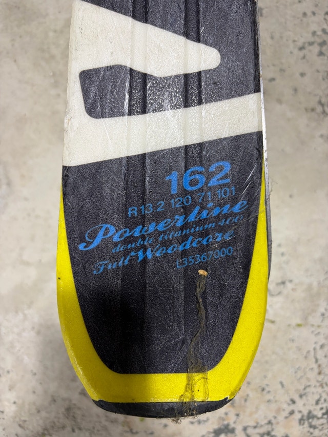 Salomon Powerline 162 cm downhill skis with Salomon binding