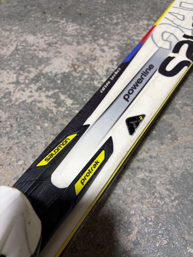 Salomon Powerline 162 cm downhill skis with Salomon binding - photo 3