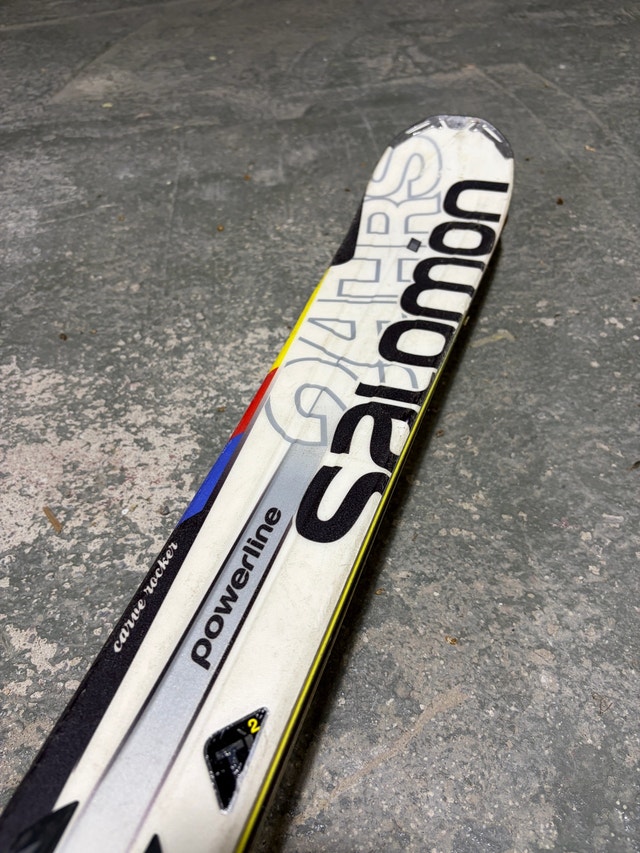 Salomon Powerline 162 cm downhill skis with Salomon binding - photo 4