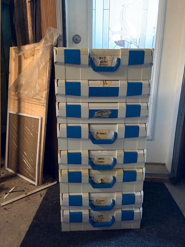 8 SORTIMO Professional Stackable Tool / Storage Cases