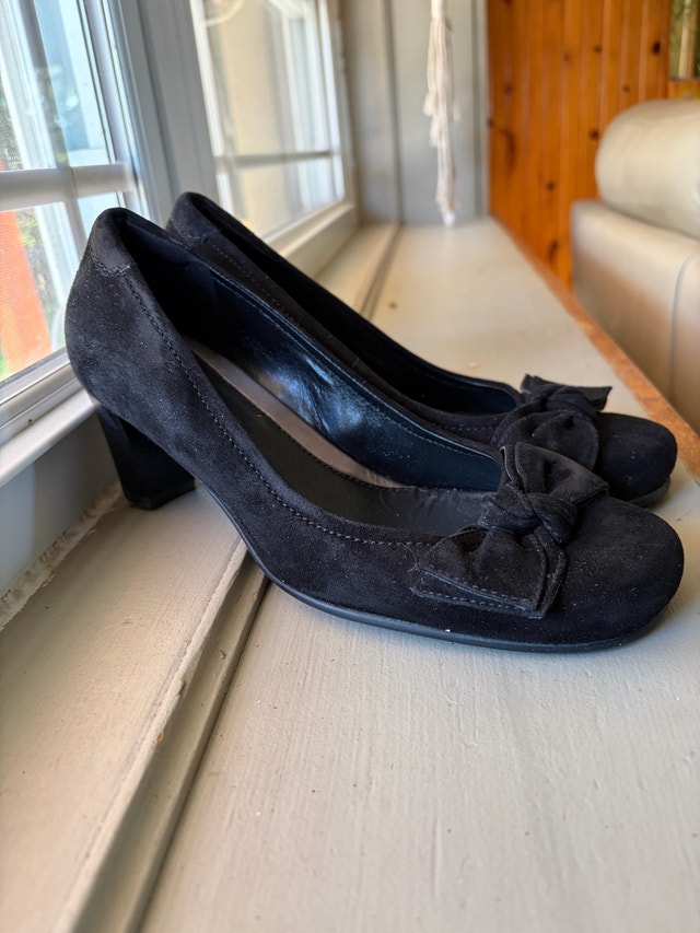ECCO Black Suede Pumps – EU 38 / Women’s 7–7.5 - photo 3