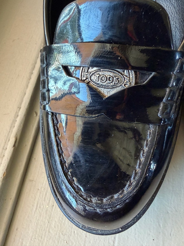 Authentic Tod’s Patent Leather Loafer Heels – EU 38 - photo 4