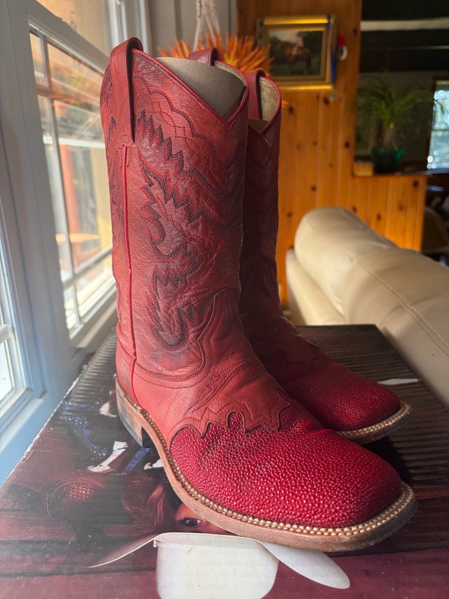 LaGrange Exotic Stingray Cowboy Boots – Women’s 7.5 M