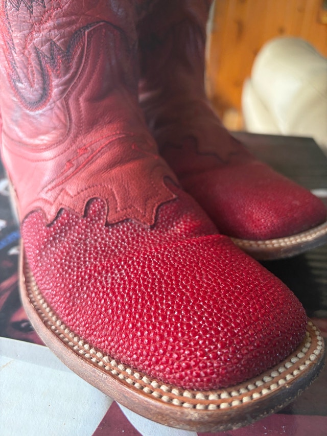 LaGrange Exotic Stingray Cowboy Boots – Women’s 7.5 M - photo 3