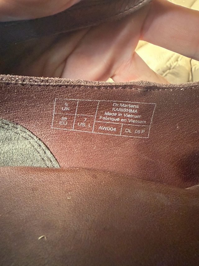 Dr. Martens Brown Leather Mary Jane Heels – Women’s US 7 / EU 38 - photo 3