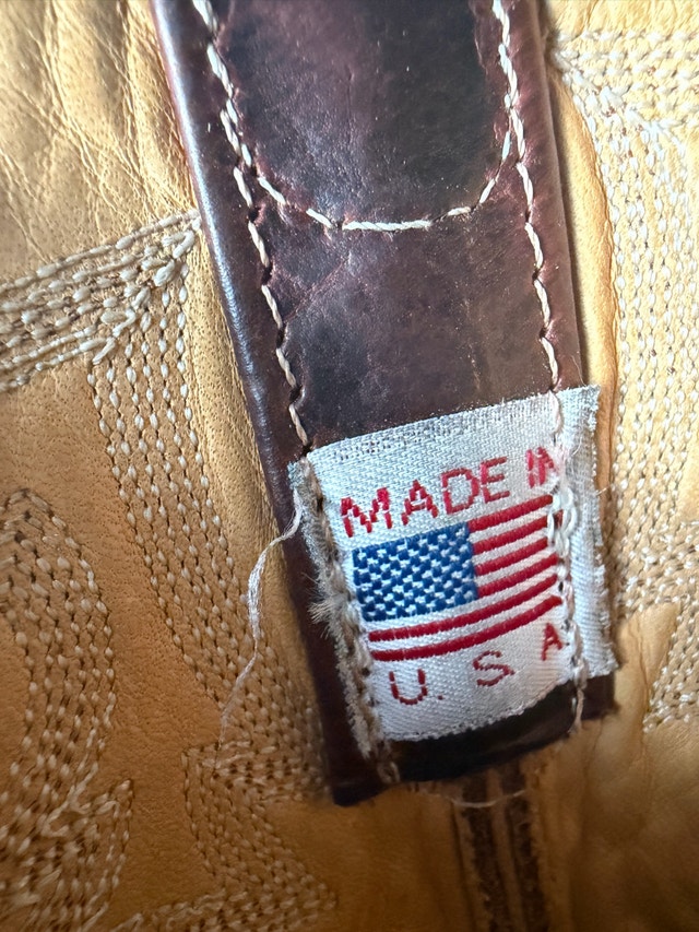 Anderson Bean Genuine Elephant Leather Cowboy Boots - photo 4