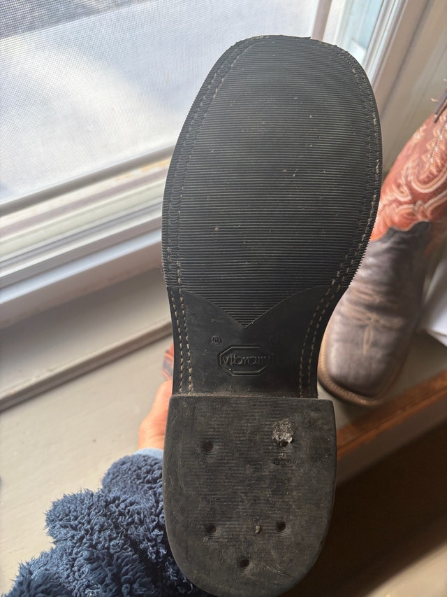 Anderson Bean Genuine Elephant Leather Cowboy Boots - photo 5