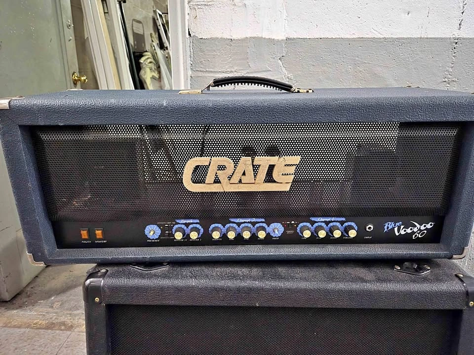 Crate Blue Voodoo 60 all-tube guitar amplifier head