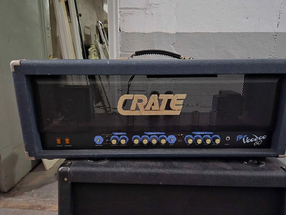 Crate Blue Voodoo 60 all-tube guitar amplifier head - photo 2