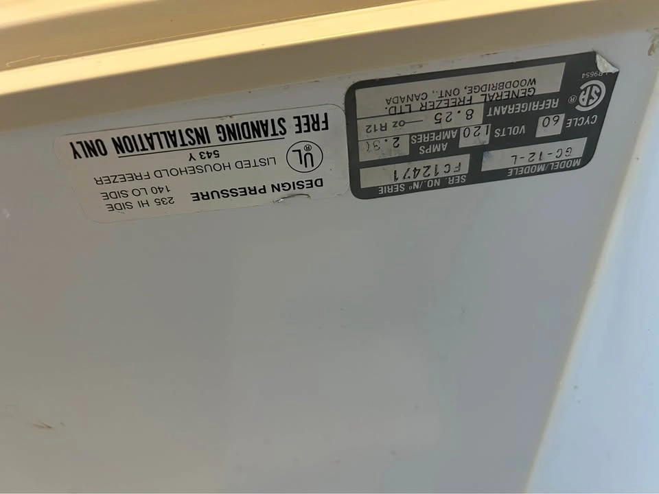 12 cu. ft. Chest Freezer – Clean & Working - photo 4