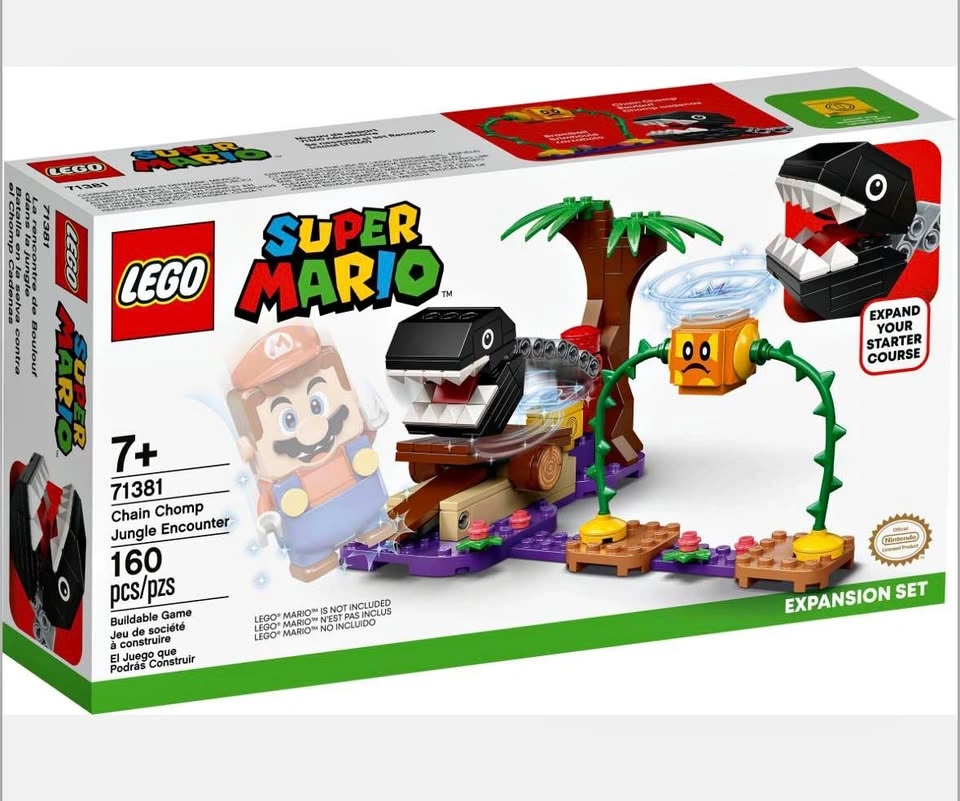 Lego Mario Chain Chomp Jungle Encounter Expansion Set #71381