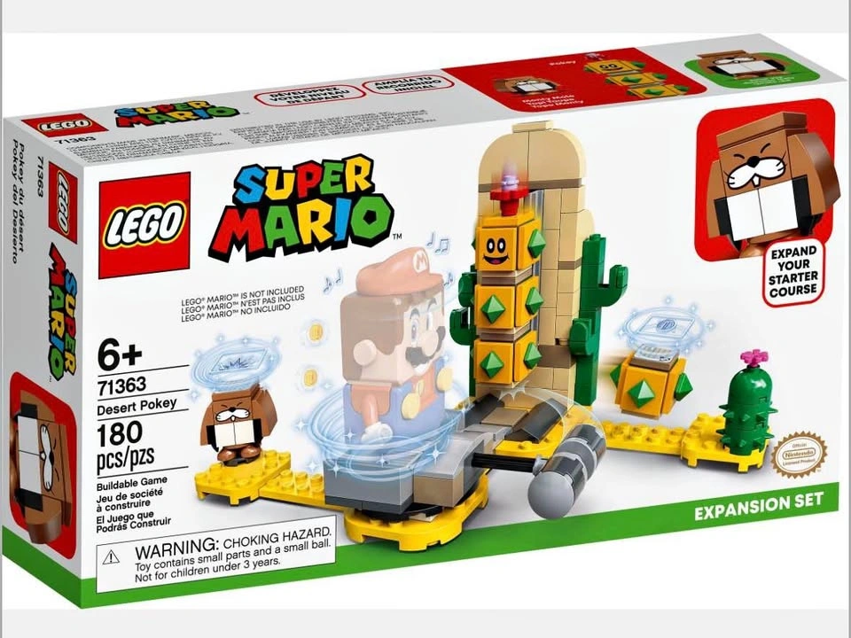Lego Mario Desert Pokey Expansion set #71363 excellent