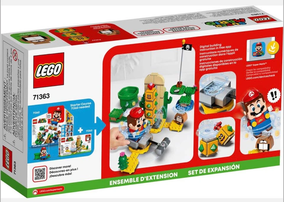 Lego Mario Desert Pokey Expansion set #71363 excellent - photo 2
