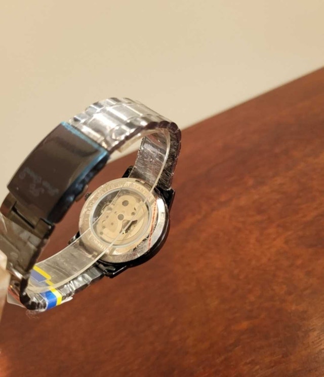 Brand New Black Skeleton Dial Automatic Men's Watch - photo 4