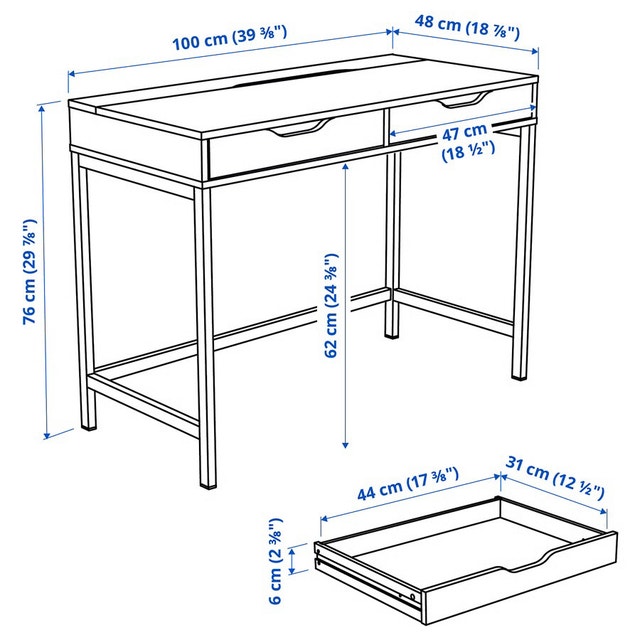 Desk - white - photo 2