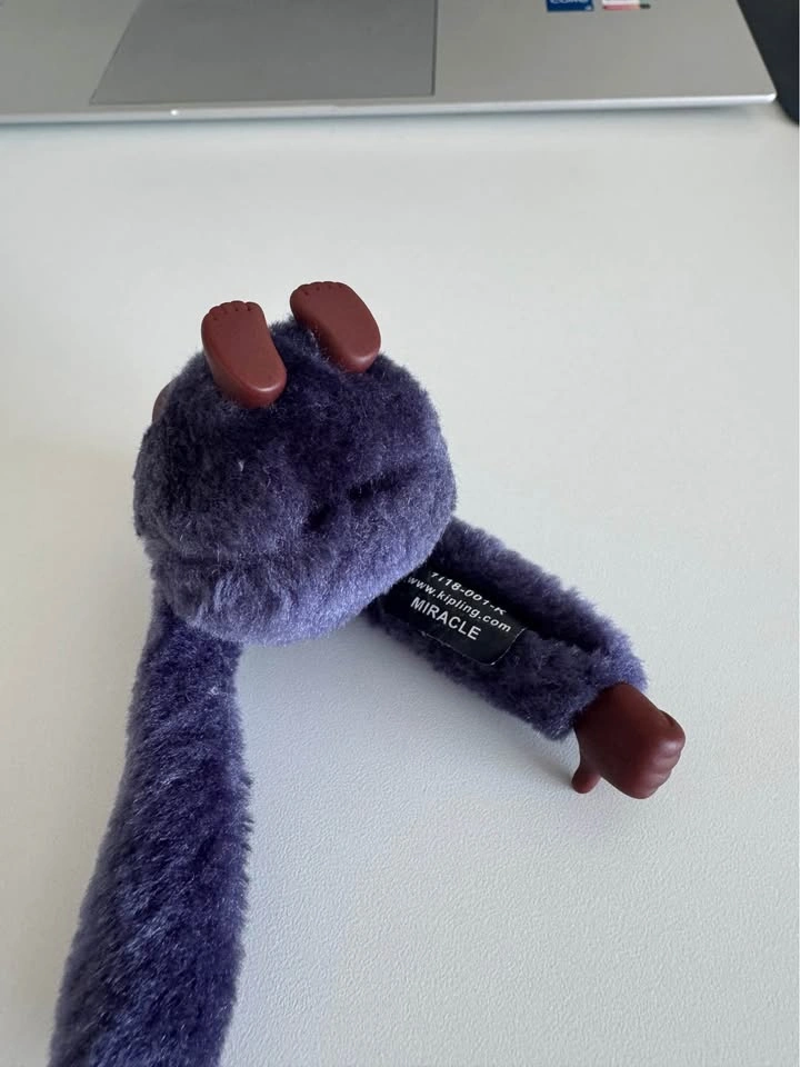Kipling Purple Monkey Keychain - photo 3