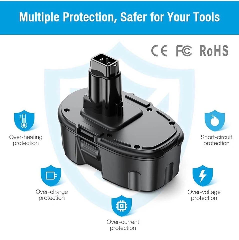 2-Pack 18V 5.0Ah Batteries for DeWalt XRP – Brand New - photo 2