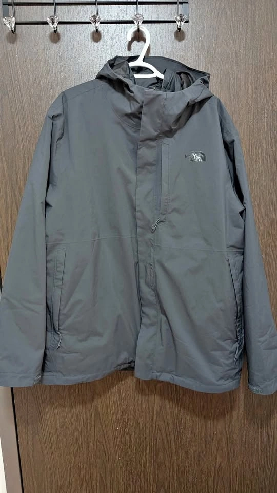 North Face grey winter coat + rain coat