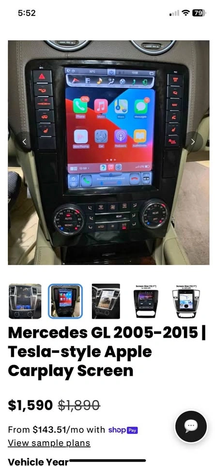 Android Auto/ CarPlay for Mercedes GL