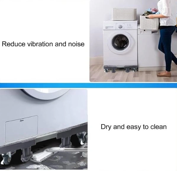 Heavy-Duty Adjustable Mobile Appliance Base with Wheels - photo 3