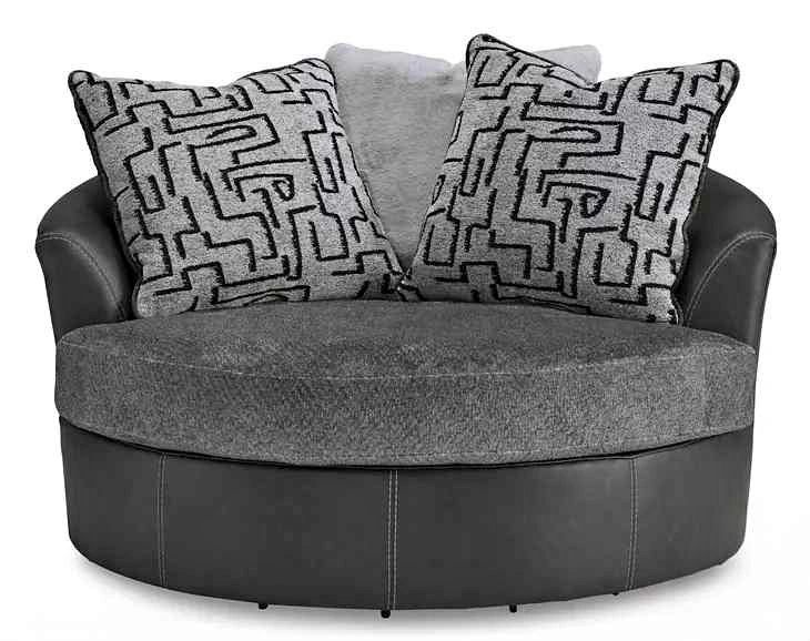 Ashley Brixley Pier Oversized Swivel Accent Chair