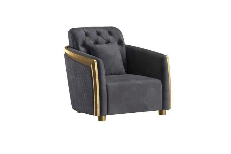Brand New 3-Piece Luxury Velvet Living Room Set - photo 4