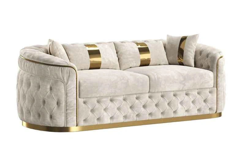 Brand New 3-Piece Luxury Velvet Living Room Set, Only $1,799 - photo 2