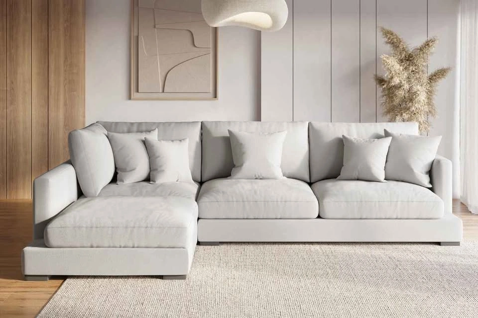 Light Gray Cloud L-Shaped Sectional – $1,399 - photo 2