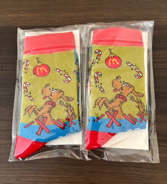 McDonald’s 2025 Christmas Socks