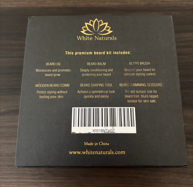 White Naturals Beard Kit - photo 2