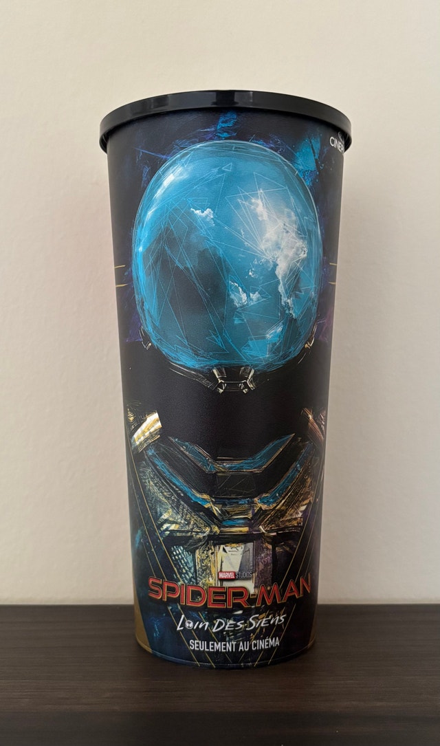 Cineplex Spider-Man Far From Home Cups and Topper - photo 2