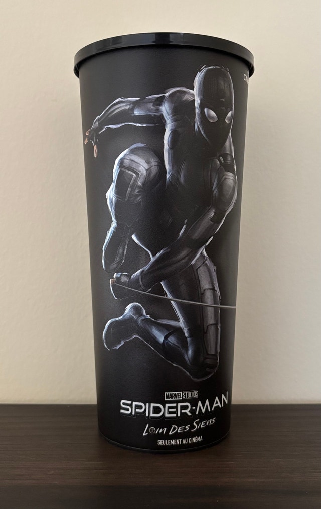 Cineplex Spider-Man Far From Home Cups and Topper - photo 3