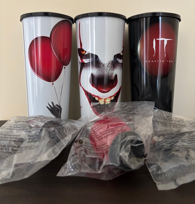 Cineplex IT Chapter Two Cups and Toppers