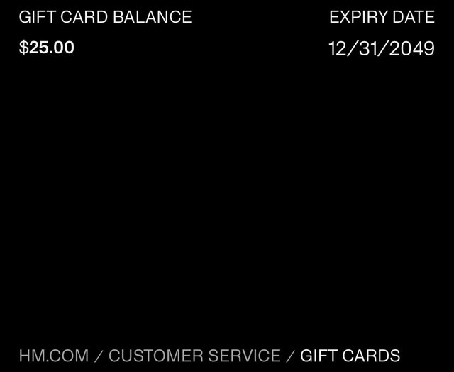 H&M Gift Card - photo 2