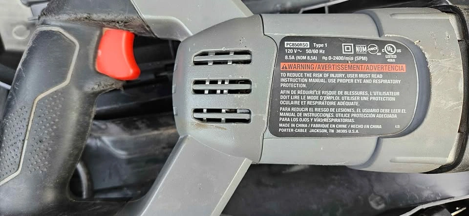 Porter-Cable 8.5 Amp Reciprocating Saw with Case - photo 3